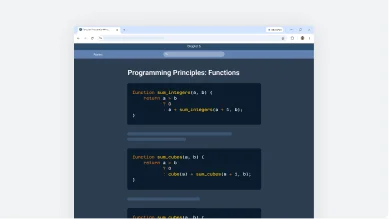 Chrome UI showing programming study aids feature